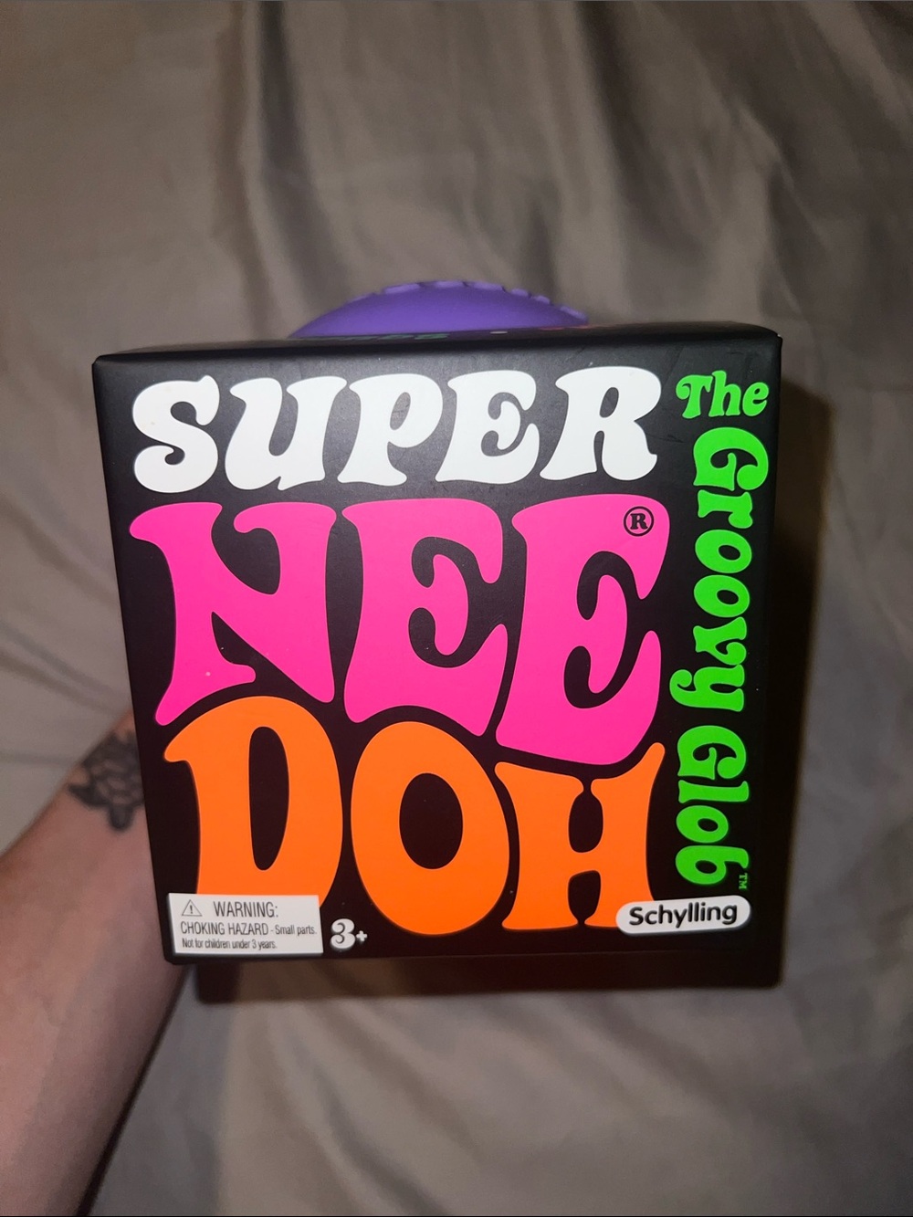 **AUTHENTIC** Super NeeDoh The Groovy Glob - Purple